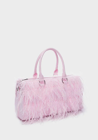 Whirlwind Rebel Marabou Purse