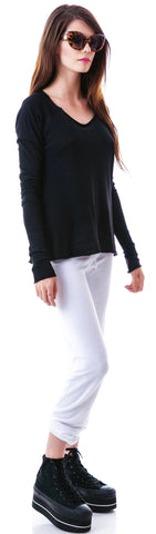 Essentials Cozy Raglan - Black