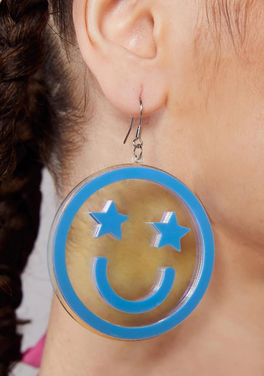 Big Moods Clear Earrings