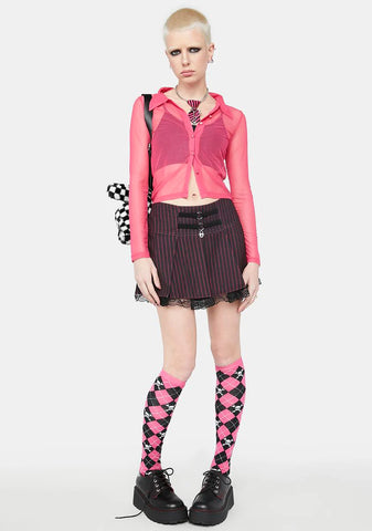 Baby You Got Served Mesh Top