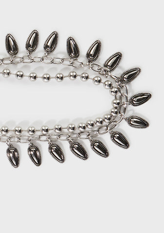 Summer Raindrops Chain Belt