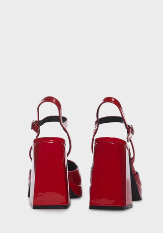 Hot Love Question Block Heels