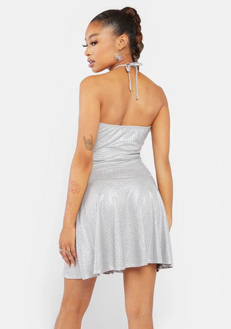 My Legacy Rhinestone Mini Dress