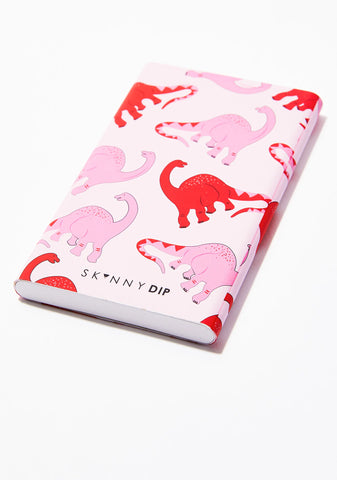Pink Dino Portable Charger