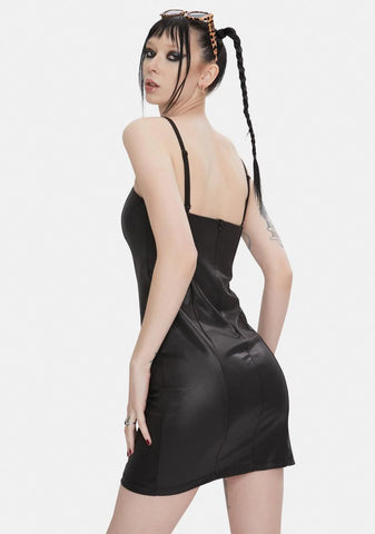 Night Call My Agent Mini Dress