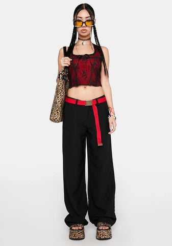 Delay Your Departure Corset Top