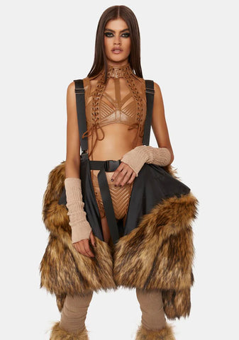 Wild Instincts Faux Fur Coat