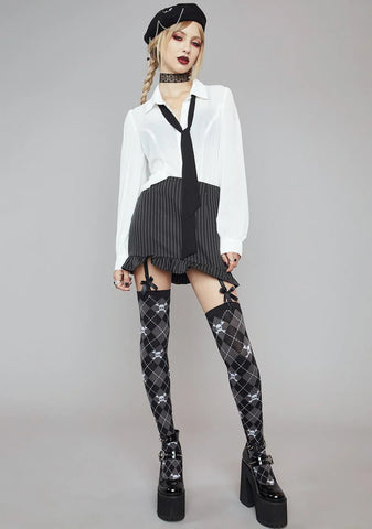 Sent To Detention Chiffon Blouse