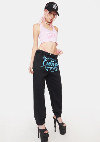 Evil Girl Graphic Sweatpants