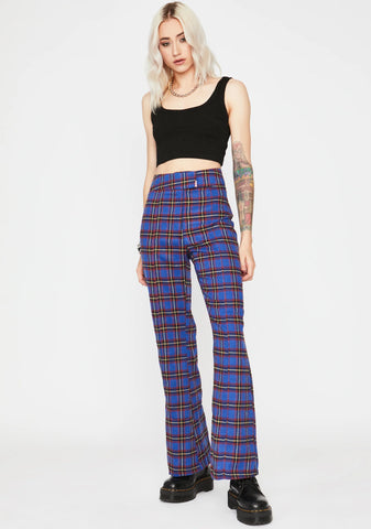 Deep On Repeat Plaid Pants