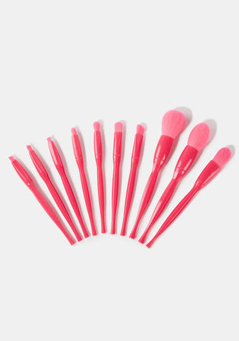 Bubblegum A Little Zany Makeup Brush Set