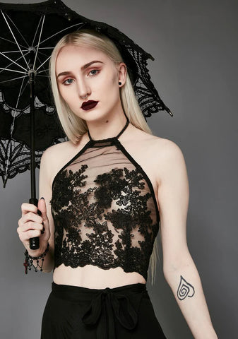 Ritual Lace Halter Top