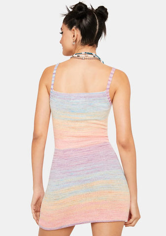 Perky Status Ombre Mini Dress