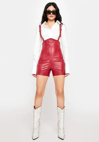 Love Let's Play Pretend Suspender Biker Shorts