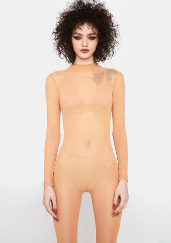 Birthday Suit Sheer Catsuit