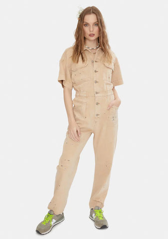 Dirty Ecru Marci Jumpsuit