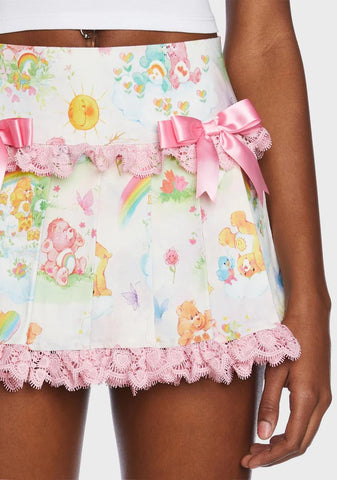 Cloud Wishes Pleated Skirt