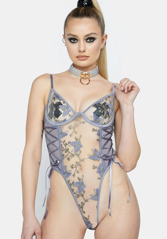 Butterfly Bliss Sheer Teddy