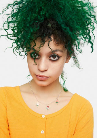 Rose Delight Charm Necklace