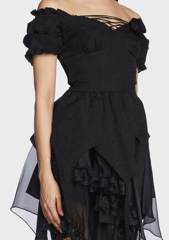 Off The Shoulder Mini Dress