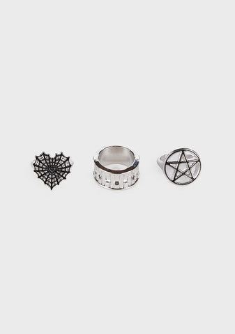 Untimely Terror Ring Set