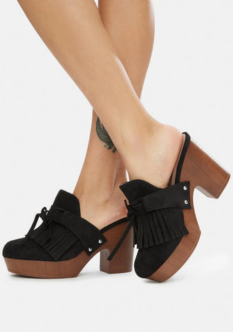 Night Wild For Wonder Platform Clogs