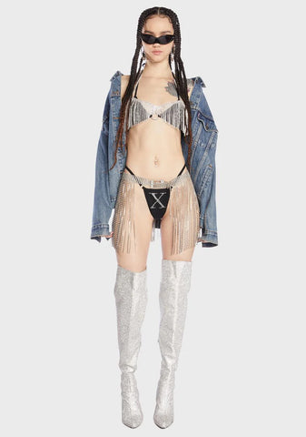 Deja Vu Rhinestone Belt