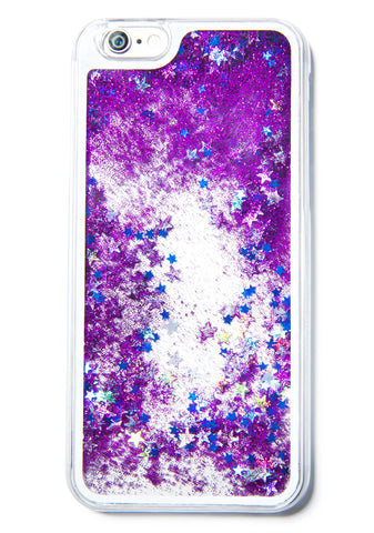 Shooting Star Glitterfalls iPhone Case