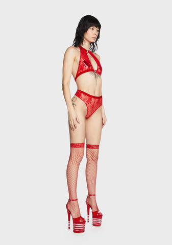 Heart Goes On Lingerie Set