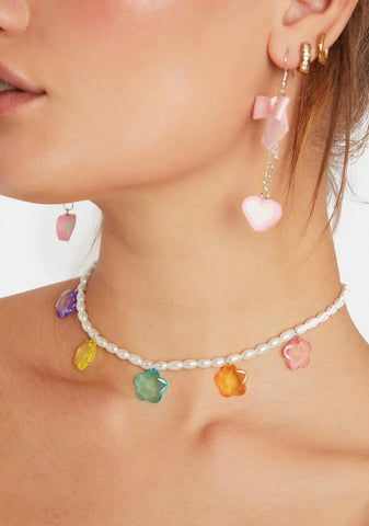 Shinin' Through Pearl Chain Necklace