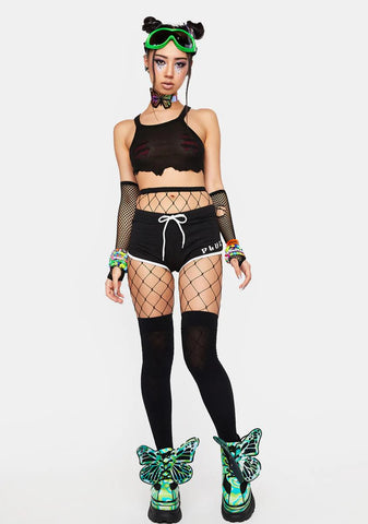 P.L.U.R Dolphin Booty Shorts