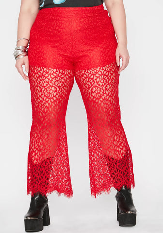 Hot Divine Desert Days Lace Pants