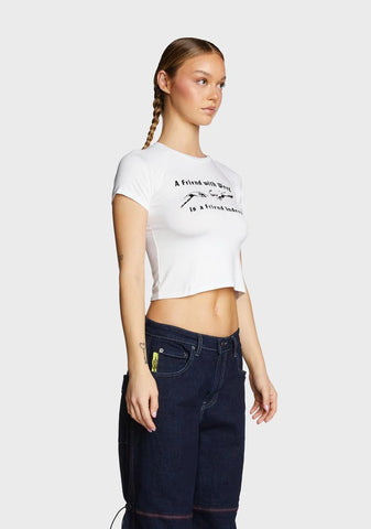 A Friend With Weed Baby Tee