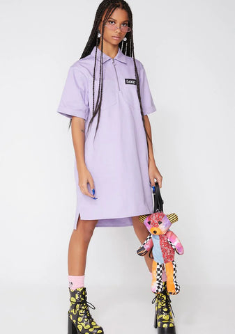 Lazy Face Shirt Dress