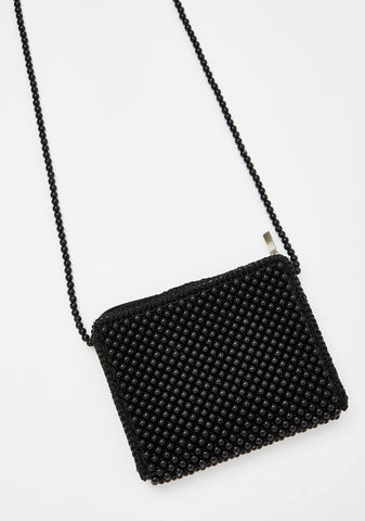 Pearl On Point Beaded Purse