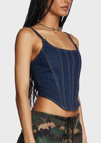 Bad Advice Corset Top