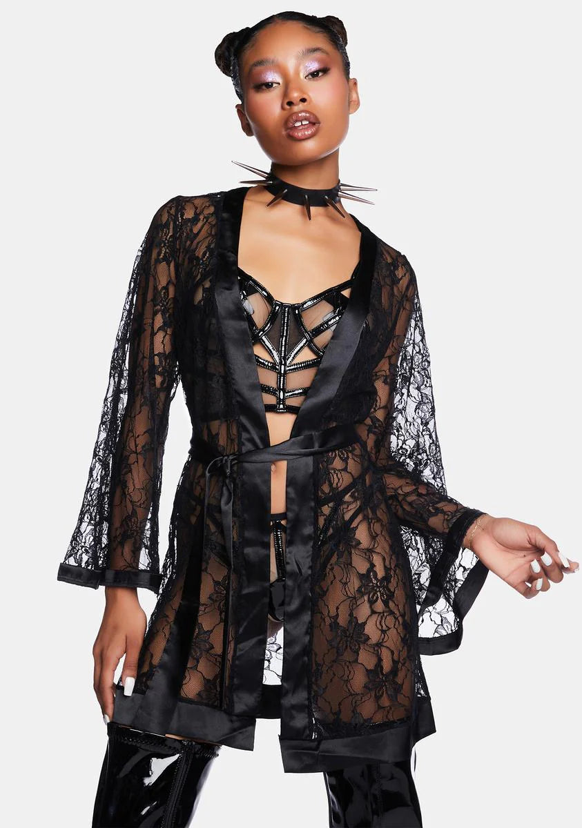 Obscene Fantasy Lace Robe