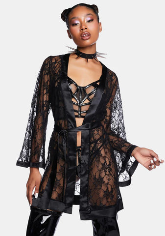 Obscene Fantasy Lace Robe