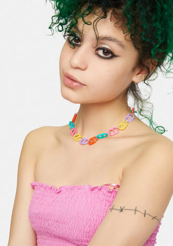 Seeking Lust Chain Link Necklace