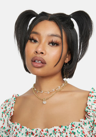 Safe Side Rhinestone Necklace