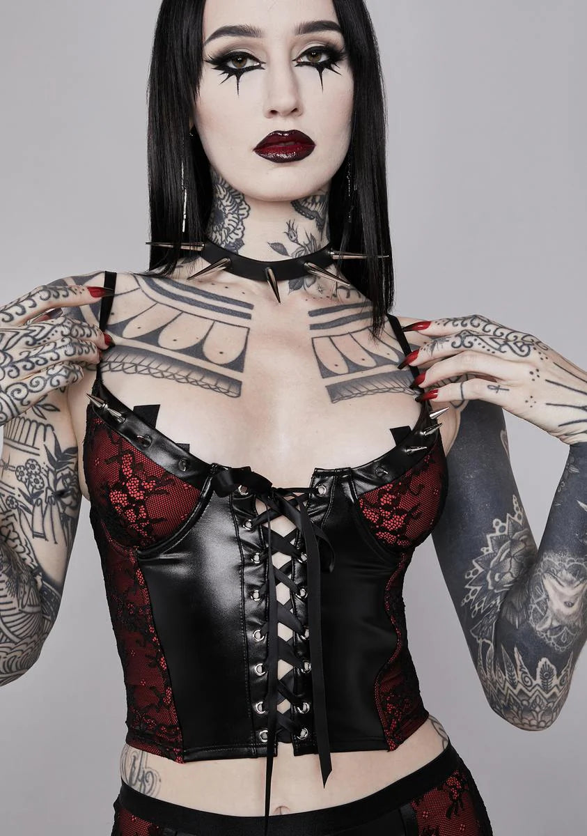 Steel Hearts Corset Top