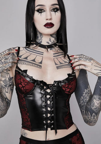 Steel Hearts Corset Top
