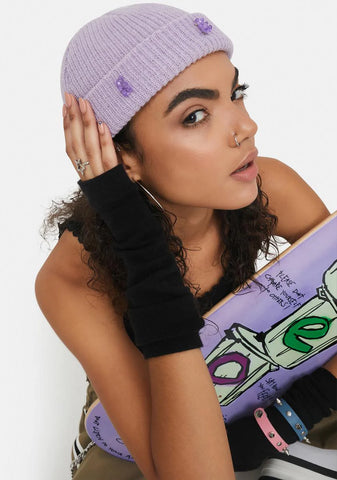 Lilac Sour Then Sweet Beanie