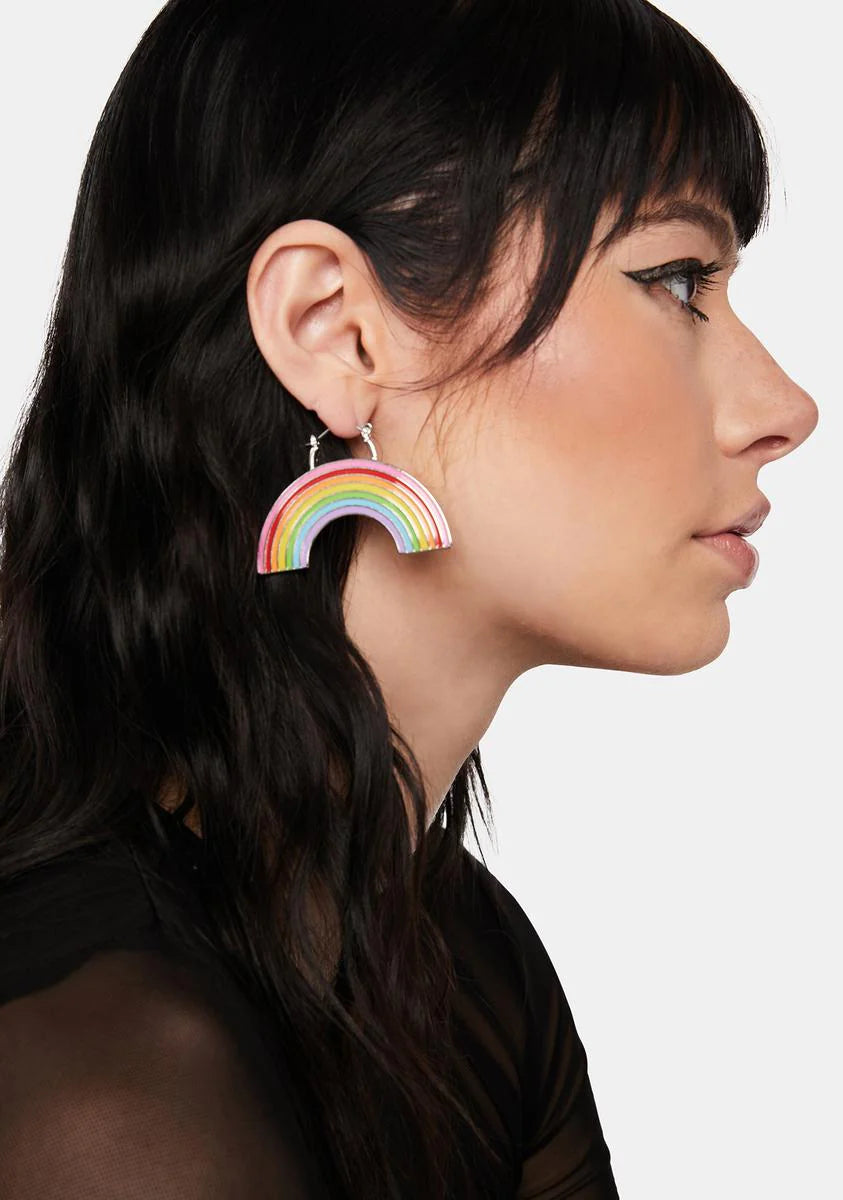 Lucky Strike Rainbow Earrings