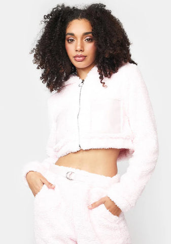 Baby Head For The Door Sherpa Lounge Set