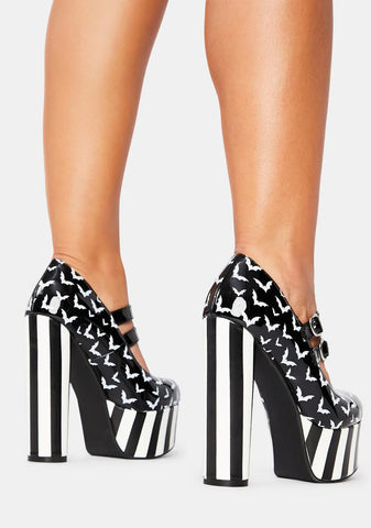 Winged Thing Platform Heels