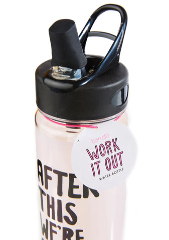 Workout Reward Water Bottle