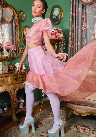 The Finer Things High-Low Skirt