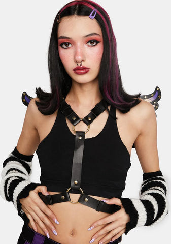 Purple Butterfly Wings Harness
