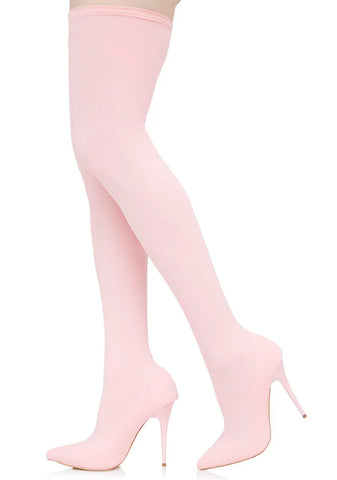 Sugar Spun Thigh-High Boots